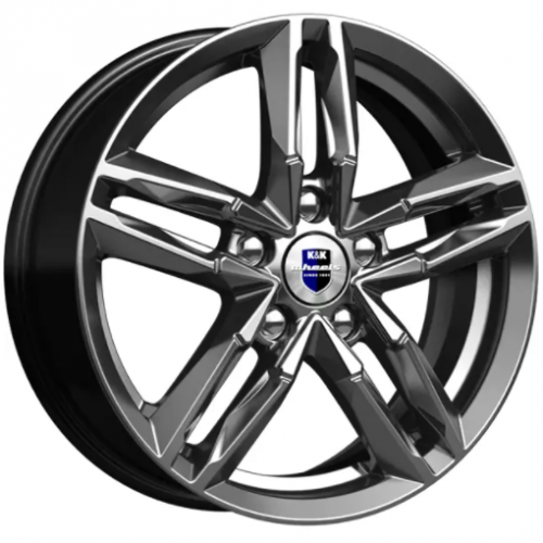 K&K Sayan 6x16 5*110 ET45 DIA63.3 Дарк платинум Литой