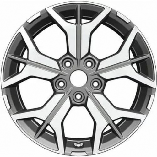 Khomen KHW 1715 7x17 5*112 ET54 DIA57.1 F-Silver-FP Литой