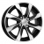 K&K Джемини 6x15 4*100 ET37 DIA60.1 Алмаз черный Литой