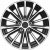 Khomen KHW 1611 6.5x16 5*110 ET46 DIA63.3 Black-FP Литой Khomen KHW 1611 6.5x16 5*110 ET46 DIA63.3 Black-FP Литой