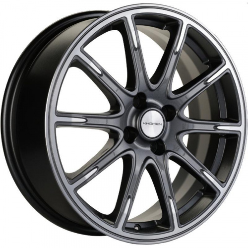Khomen KHW 1707 6.5x17 4*100 ET41 DIA60.1 Gray-FP Литой